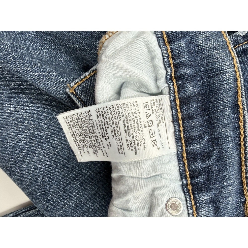 Old Navy Boyfriend Jeans Mid-rise Distressed Denim - Picture 7 of 9
